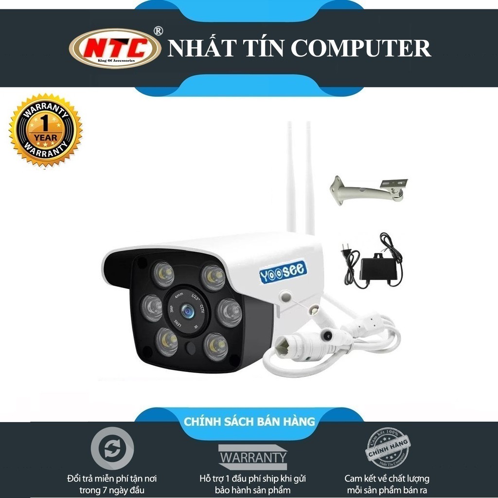 Camera IP Wifi Trong nhà Ngoài trời Yoosee GW-216S đàm thoại 2 chiều (Trắng) | BigBuy360 - bigbuy360.vn