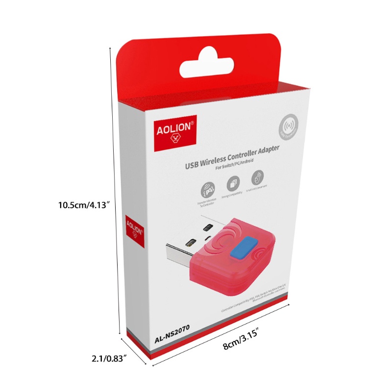 Đầu chuyển đổi không dây usb nhận tín hiệu bluetooth cho tay cầm chơi game Switch/PS5/PS4/-xBox