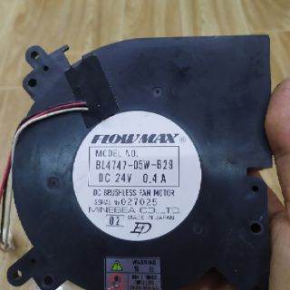 Quạt sò 12v - 24v MINEBEA Made in Japan