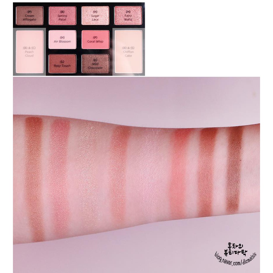 Bảng Phấn Mắt - Má Hồng 10 Màu Missha Color Filter Shadow Palette