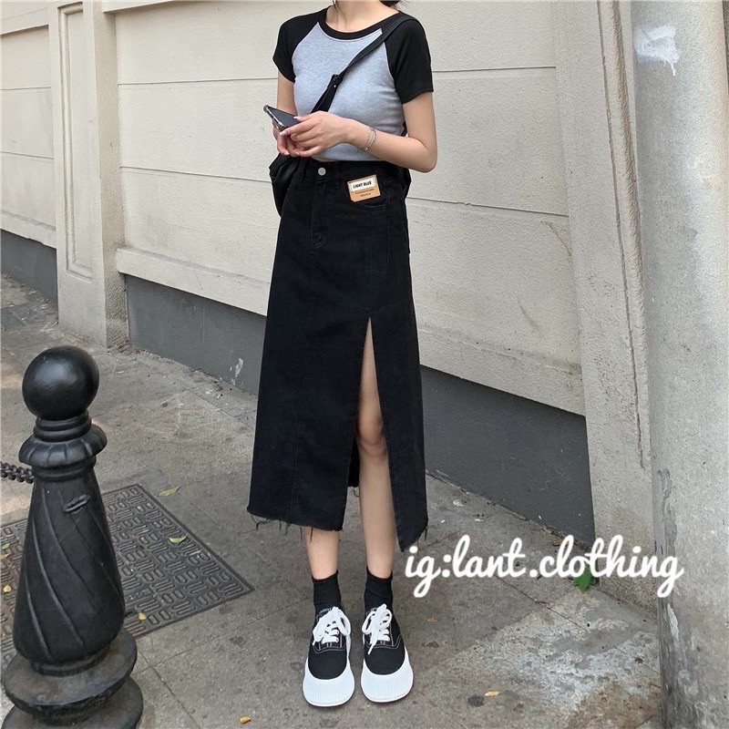 chân váy jean xẻ 126 | BigBuy360 - bigbuy360.vn