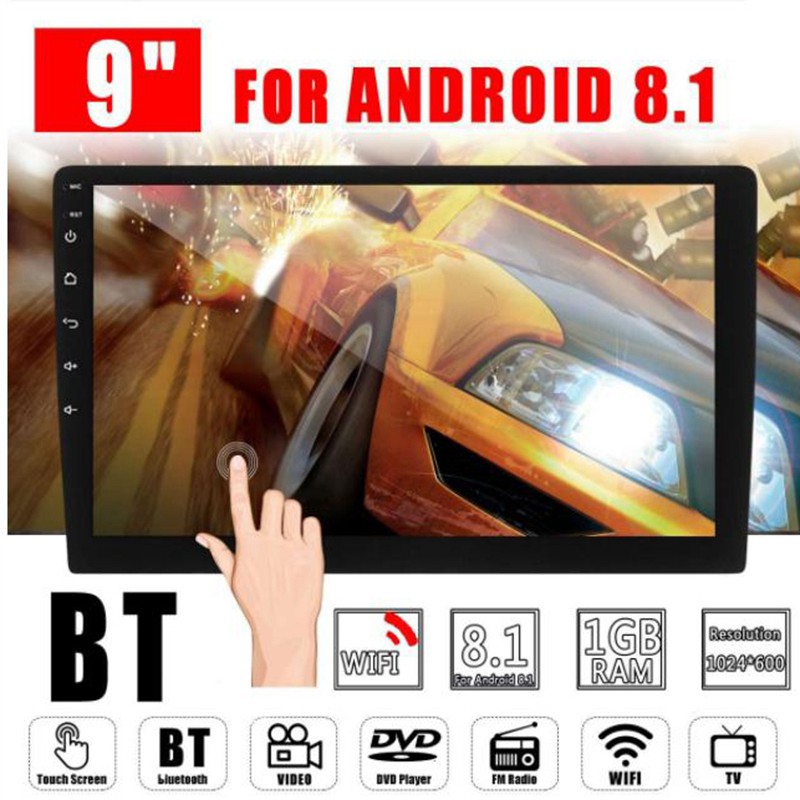 Màn hình đa năng 2 9 Inch Android 8.1 2- Din GPS tiện dụng cho xe hơi