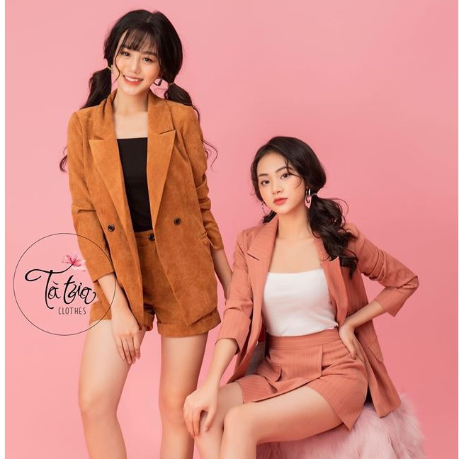 Áo Vest nữ nhung Tà Tưa Clothes | BigBuy360 - bigbuy360.vn