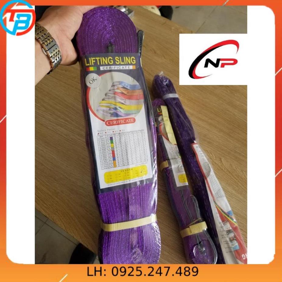 Dây bẹ cẩu hàng 1 tấn bản 35mm (3,5cm).size 4 mét 5 mét 6 mét