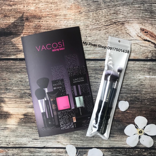 Vacosi - Set 2 cọ trang điểm Vacosi Brush B079