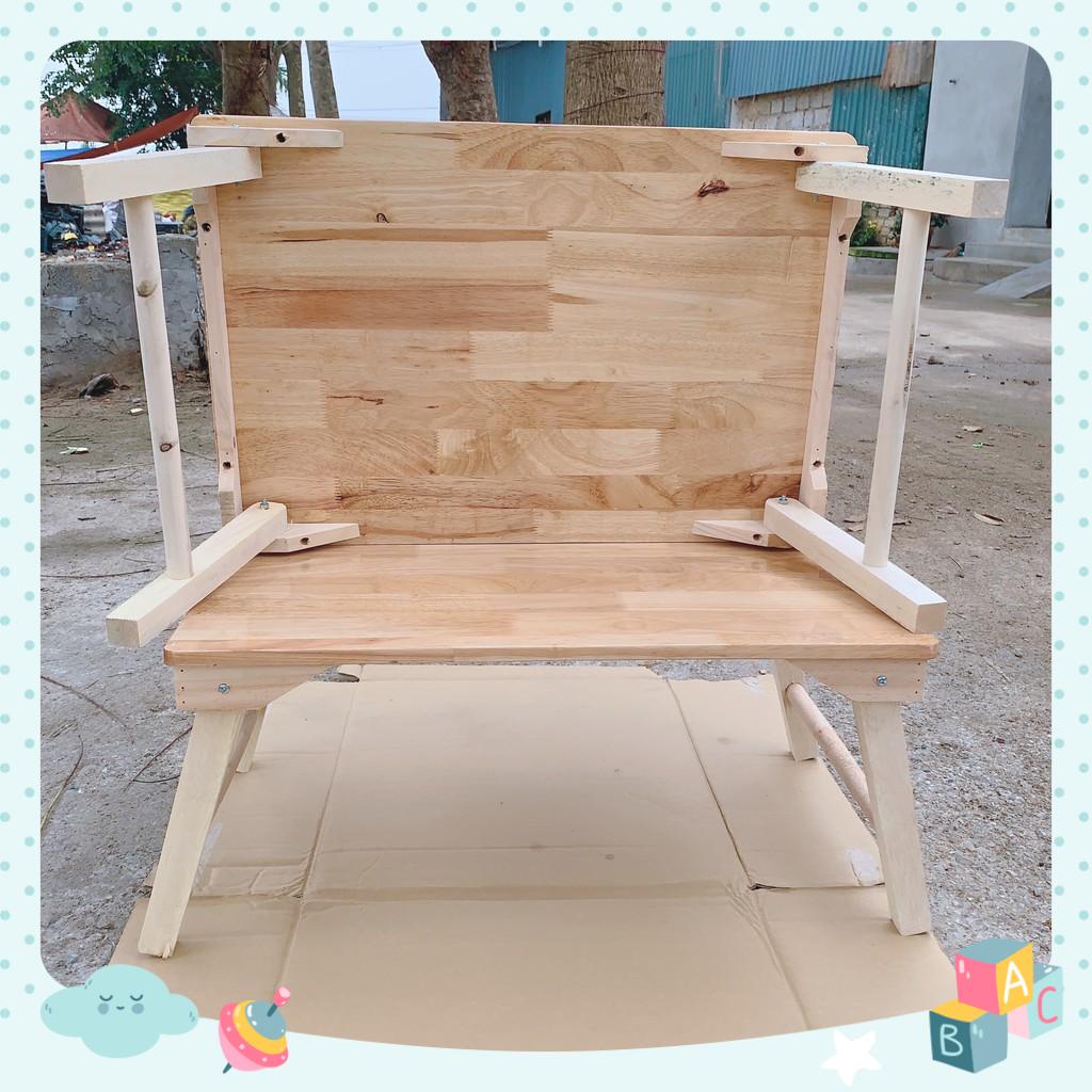 [Freeship 25K đơn 150K] Bàn gấp mini đa năng gỗ tự nhiên  - kích thước 40x60x27 cm - Bàn học - Bàn uống trà