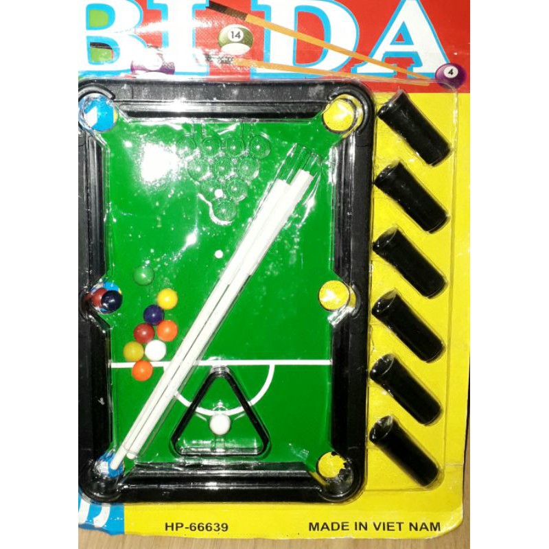 Bàn bida lổ có chân bằng nhựa kích thước 30*22cm