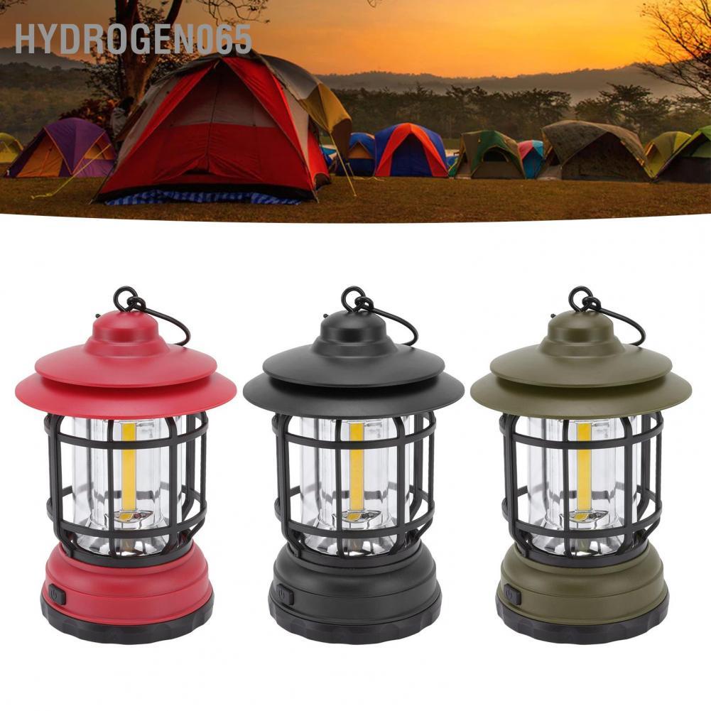 Đèn lồng cắm trại Di động ngoài trời LED Lều treo cổ điển đa chức năng di khẩn cấp COB Hydrogen065