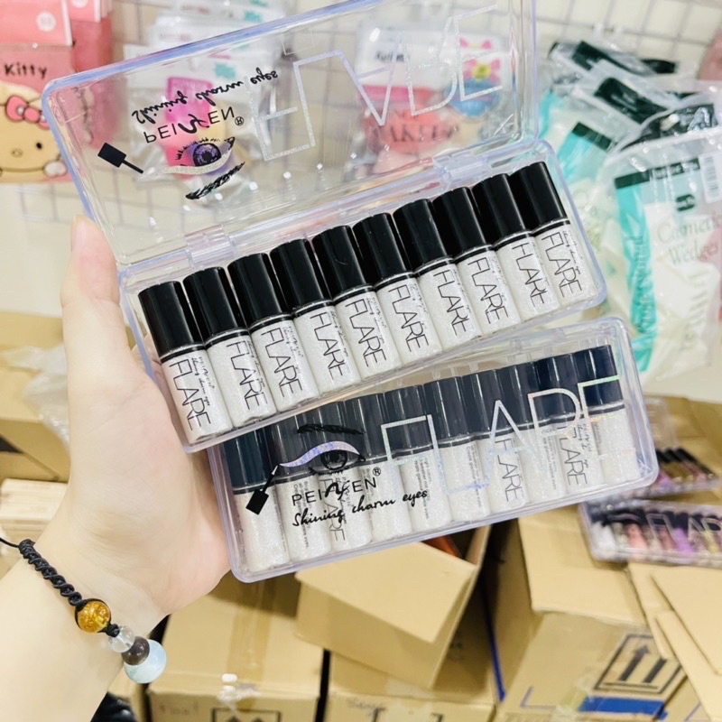 Nhũ Mắt Kim Tuyến Black Style Flare Shining Charm Eyes