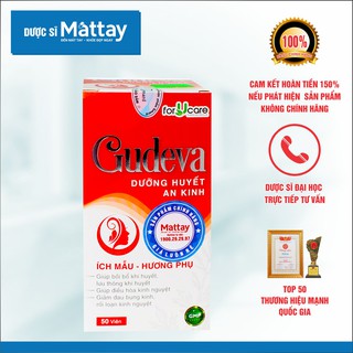 Gudeva - Forucare - Hộp 50 Viên - Giúp Bồi Bổ Khí huyết, Điều Hòa Kinh Nguyệt.