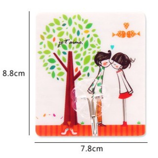 Móc dán tường 3D ( 1 cái )