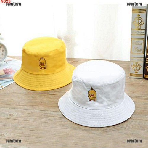 [ CHUYÊN SỈ ] Nón Bucket, Mũ Bucket Tai Bèo Rộng Vành Hình Vịt Xinh Xắn 2 Mặt.