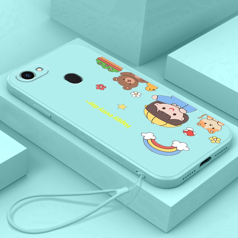 Ốp Điện Thoại Silicone Mềm Màu Trơn Cho OPPO F5 OPPO F7 KXNH01