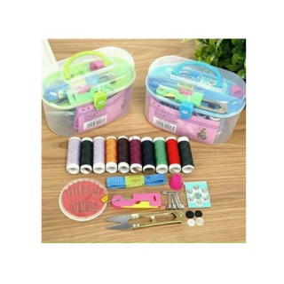 Hộp kim chỉ đa năng BỘ LỚN ( Ko bao gồm kéo bấm và Kim Tây )