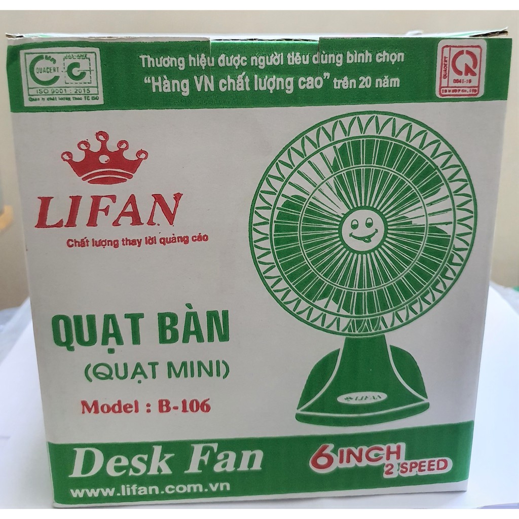 QUẠT BÀN LIFAN B-106