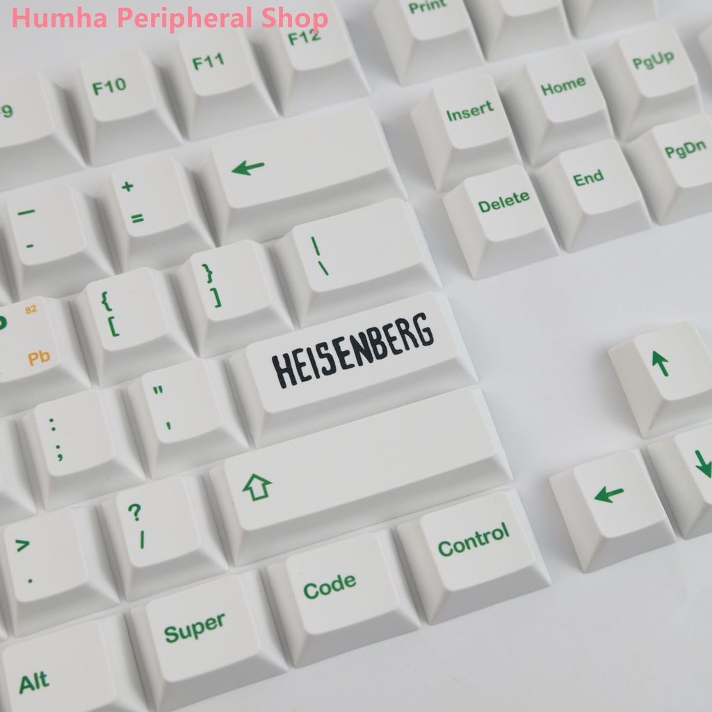 Bàn Phím Cơ Humha Heisenberg 142 Phím Chất Liệu PBT Nhuộm Màu Xinh Xắn