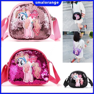 TÚI ĐEO VAI BÉ GÁI HÌNH NGỰA PONY ĐÍNH KIM SA