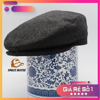 NÓN BERET MỎ VỊT VẢI NỈ NAM NỮ