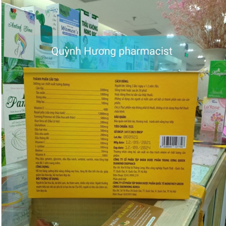 Viên uống ROYAL JELLY Evening Prime Oil giúp đẹp da chống lão hóa