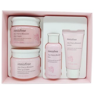 BỘ SẢN PHẨM DƯỠNG ẨM SÁNG DA INNISFREE JEJU CHERRY BLOSSOM CREAM DUO SET