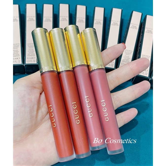 Son kem Gucci Rouge à Levres liquid matte lip colour transfer proof 505 208