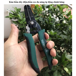 Kìm tuốt dây điện, bấm cos đa năng, tự động