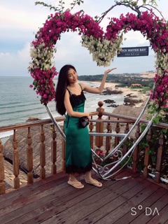 Đầm phi lụa phối ren siêu sexy