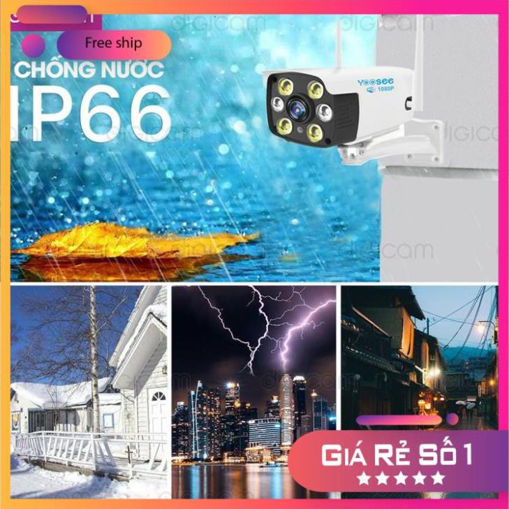[Bán Sỉ - FreeShip] Camera YooSee ngoài trời Siêu nét 2.0mpx 1080P - 2 Anten W26s | BigBuy360 - bigbuy360.vn