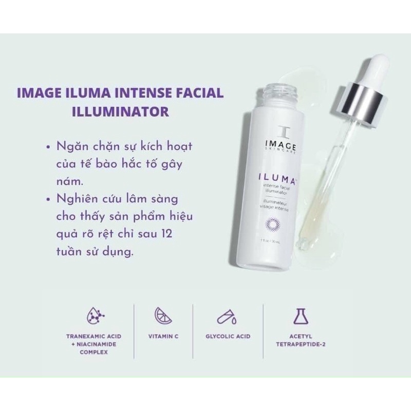 Serum Trắng Da Image Iluma Intense Facial Illuminator Mờ Thâm Nám 30ml