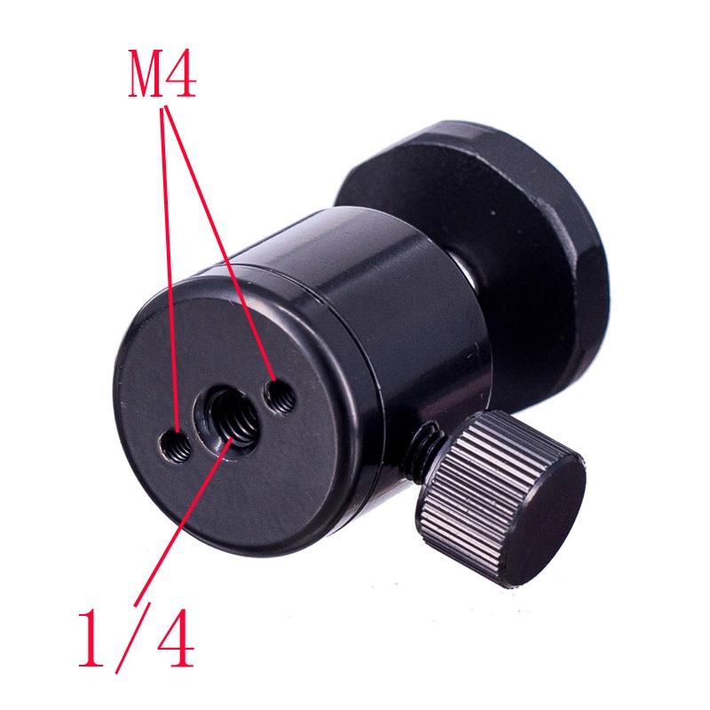 Đầu Bóng Mini 1/4&amp;quot; Chân Đế Máy Ảnh DSLR/Nikon/Sdr