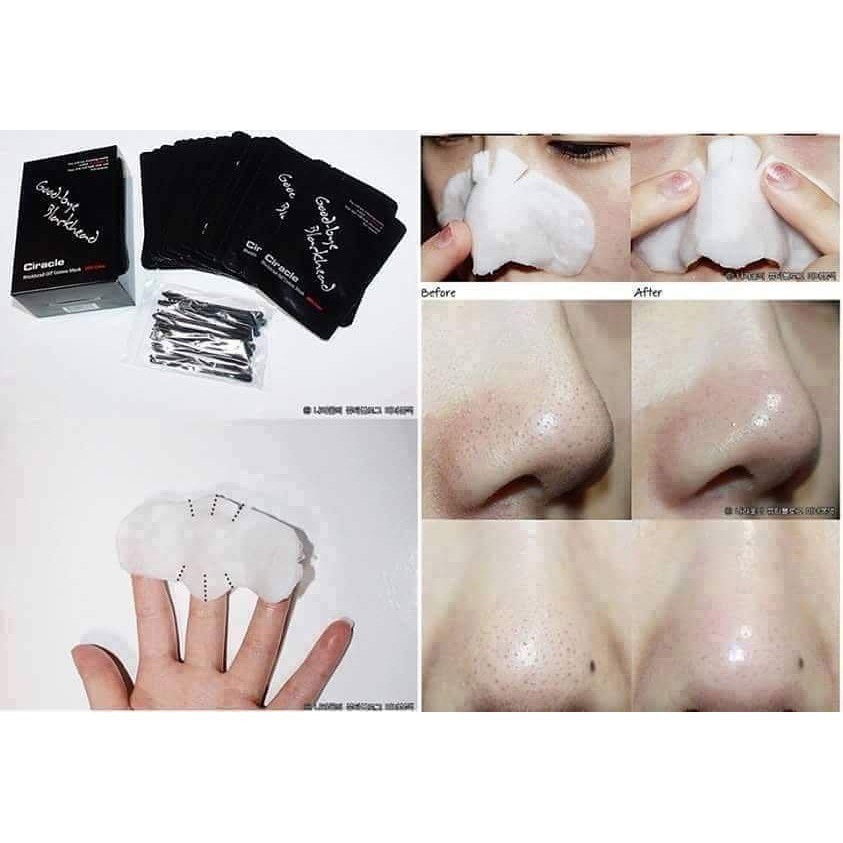 Miếng Dán Mũi Lột Mụn Ciracle [Sạch mụn 100%-Hàng Auth]  Miếng Lột Mụn Đầu Đen Ciracle Goodbye Blackhead