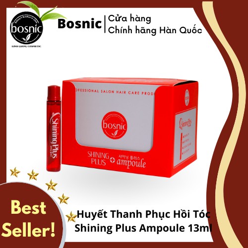 Huyết Thanh Phục Hồi Tóc Hư Tổn Shining Plus BOSNIC 13ML