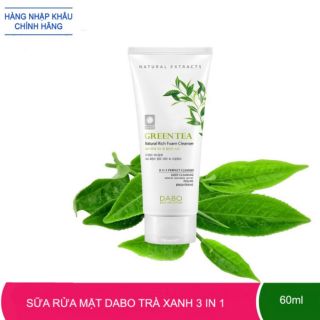 Sữa rửa mặt DABO trà xanh cao cấp