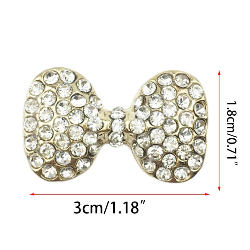 Set 10 Nút Hợp Kim Đính Đá / Ngọc Trai Giả / Kim Loại Trang Trí Đồ Thủ Công