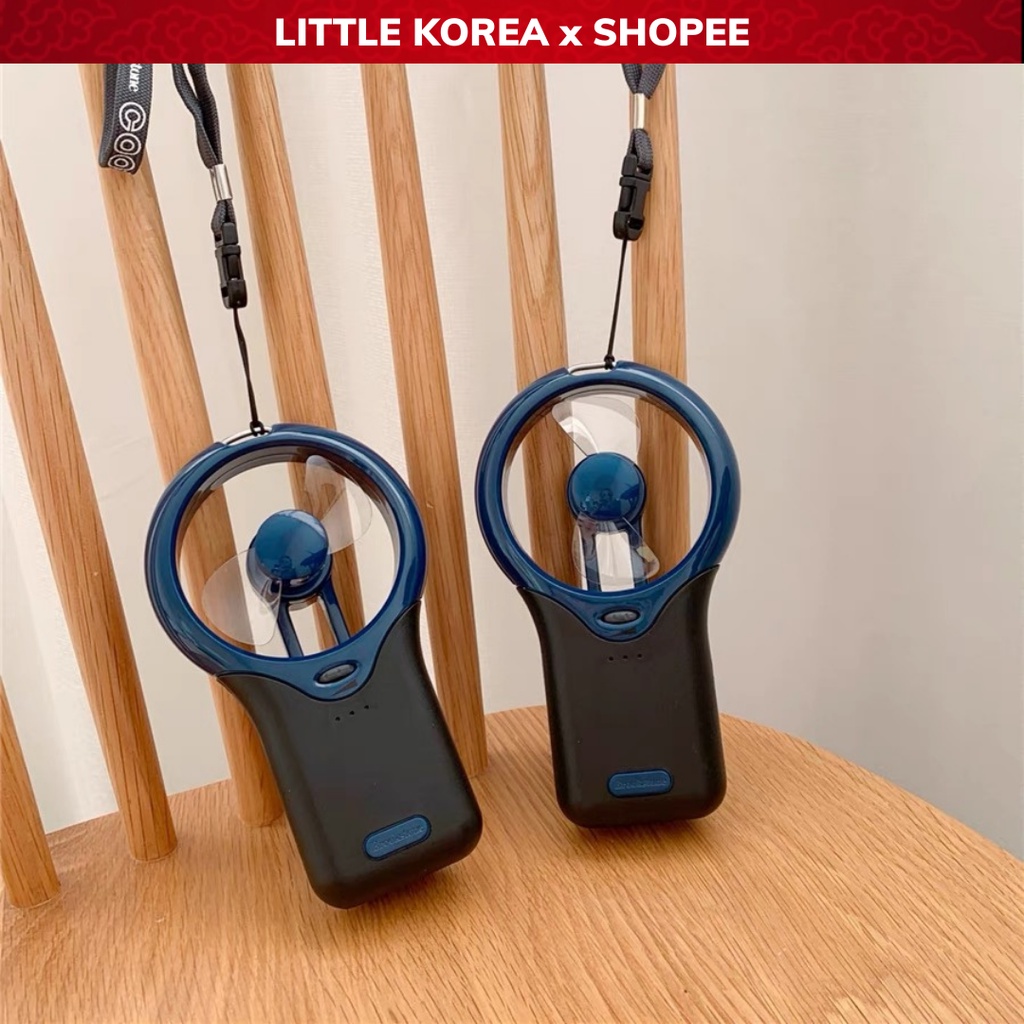 Quạt Cầm Tay Mini Dùng Pin BOOKSTONE - LITTLE KOREA