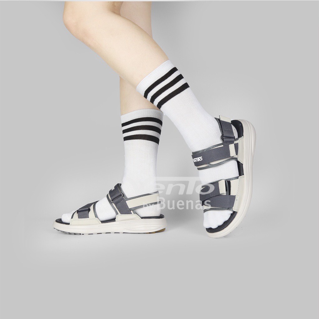 GIÀY SANDAL VENTO CHÍNH HÃNG NB57 - TRO GHI