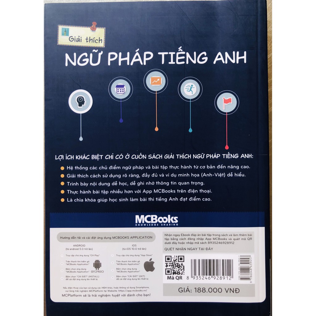 Sách - Giải Thích Ngữ Pháp Tiếng Anh (tái bản) + tặng kèm Booksmart