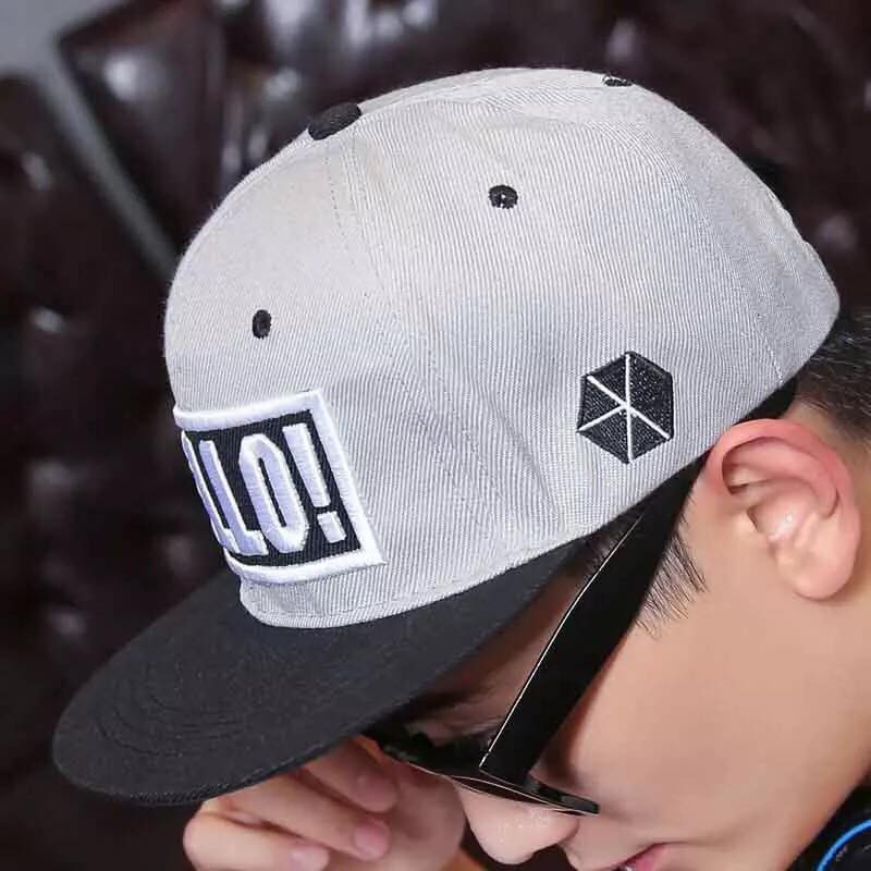 Mũ Hiphop ❤️  Hello mũ rộng vành phong cách  thời trang Hàn Quốc
