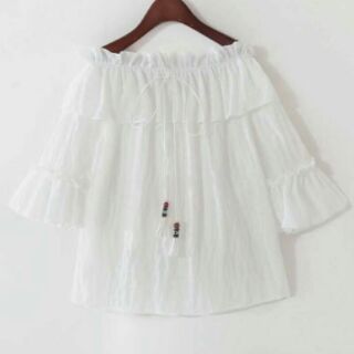 [ Order ] - Áo trễ vai tay lỡ