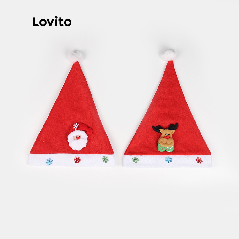 Mũ giáng sinh bằng polyester hình tuần lộc dễ thương A07913