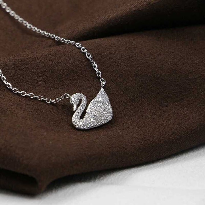 Vòng Cổ Nữ Bạc S925 Hình Thiên Nga Siêu Đẹp, Nhẹ Nhàng, Nữ Tính - Thời Trang Nữ VC008