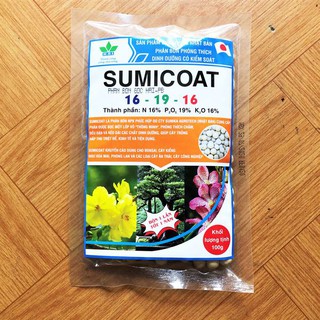 Phân tan chậm SUMICOAT 16-19-16 bịch 100gr