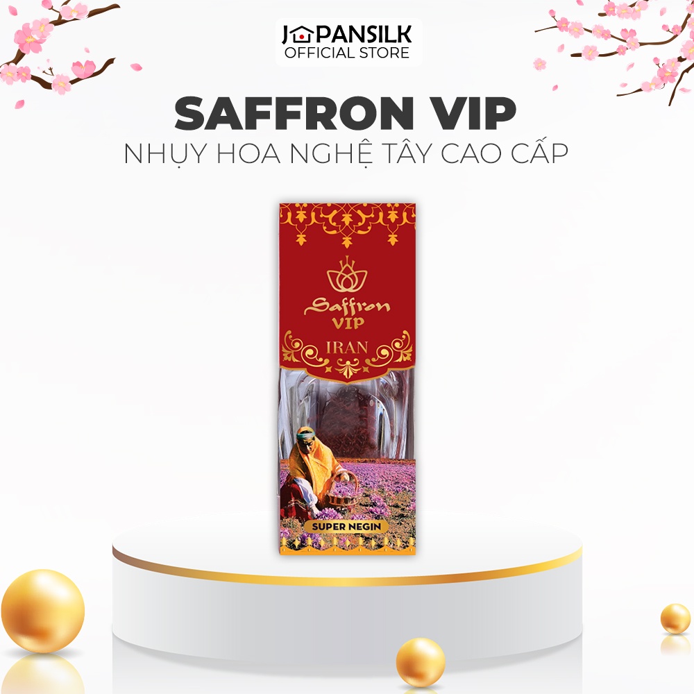 Nhụy Hoa Nghệ Tây Cao Cấp Saffron VIP Lọ 1Gr