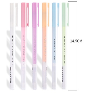 Peach Solid Glue Stick Pen Shape Candy Color Quick-drying High Viscosity Creative Students Stationery