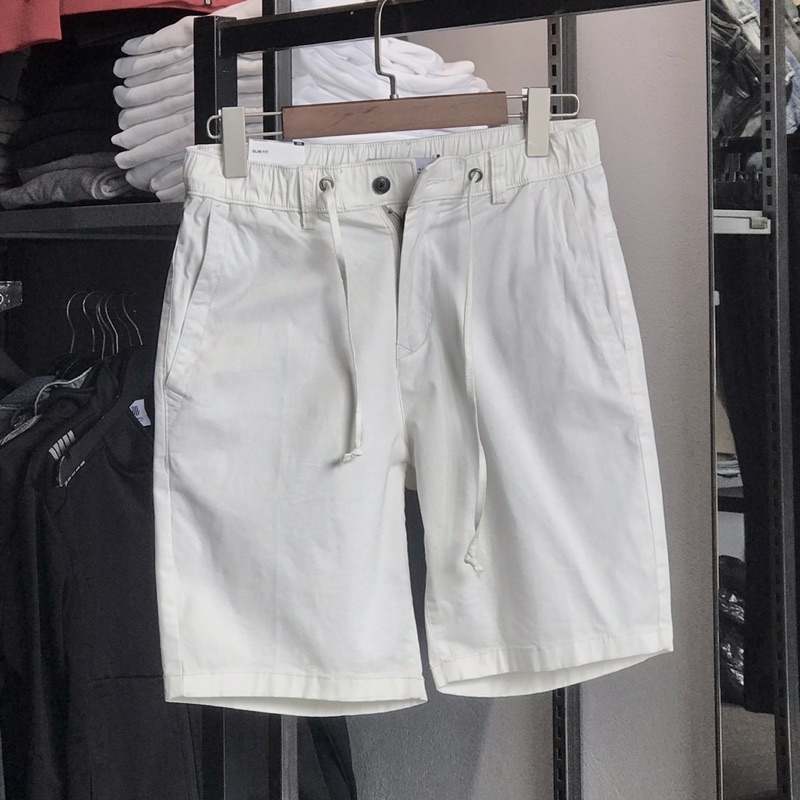 quần short , quần đùi kaki , short trắng phối dây zara freeship ( 1997.Simple.Store )