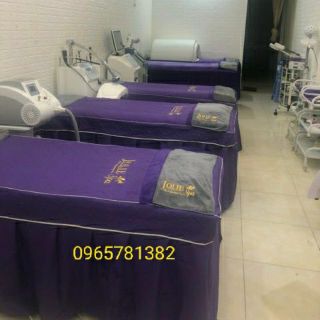 Ga trải trần bông spa.