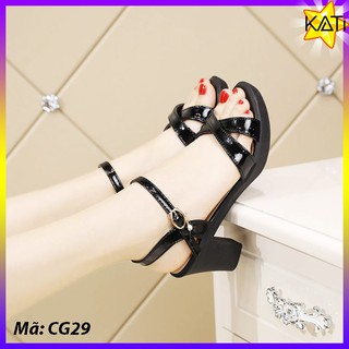 👠 sandal gót vuông 5p cực xinh -cg29