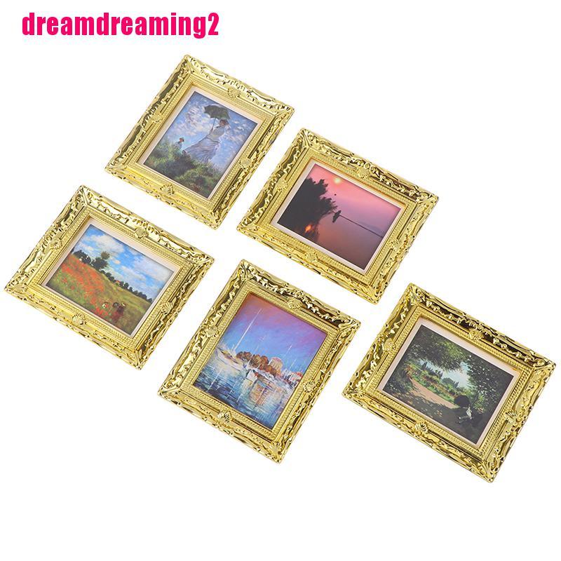 Set 5 Mắt Kính Gọng Tròn Phong Cách retro Thời Trang