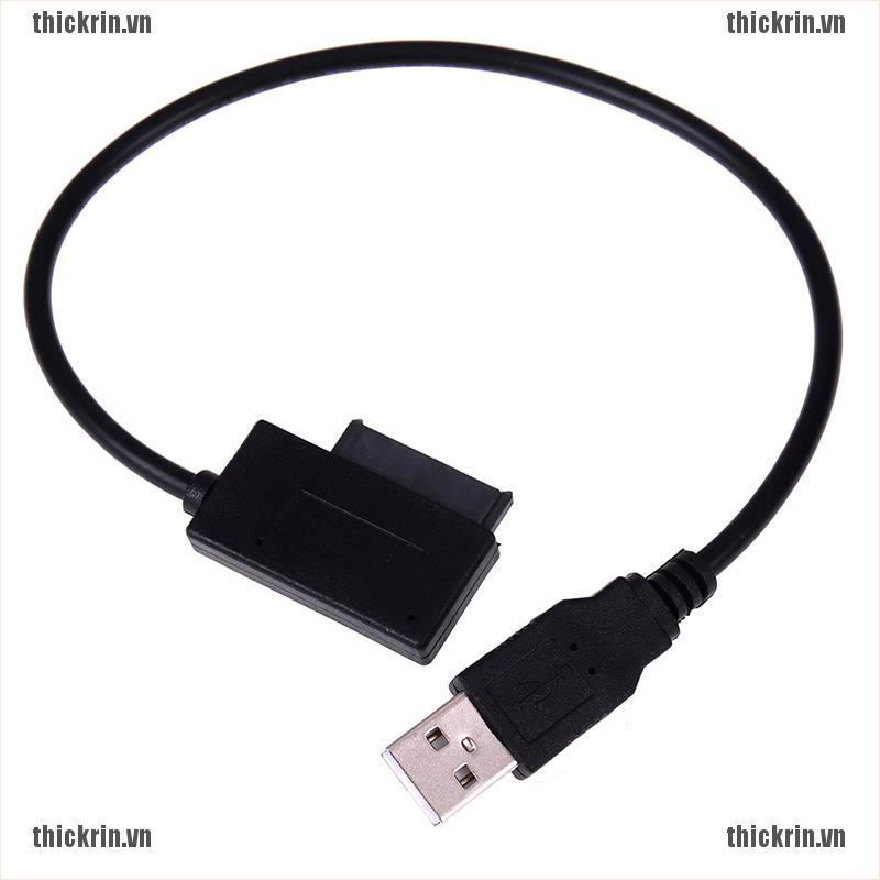 <Hot~new>Usb to 7+6 13pin slim sata/ide cd dvd rom optical drive cable adapter