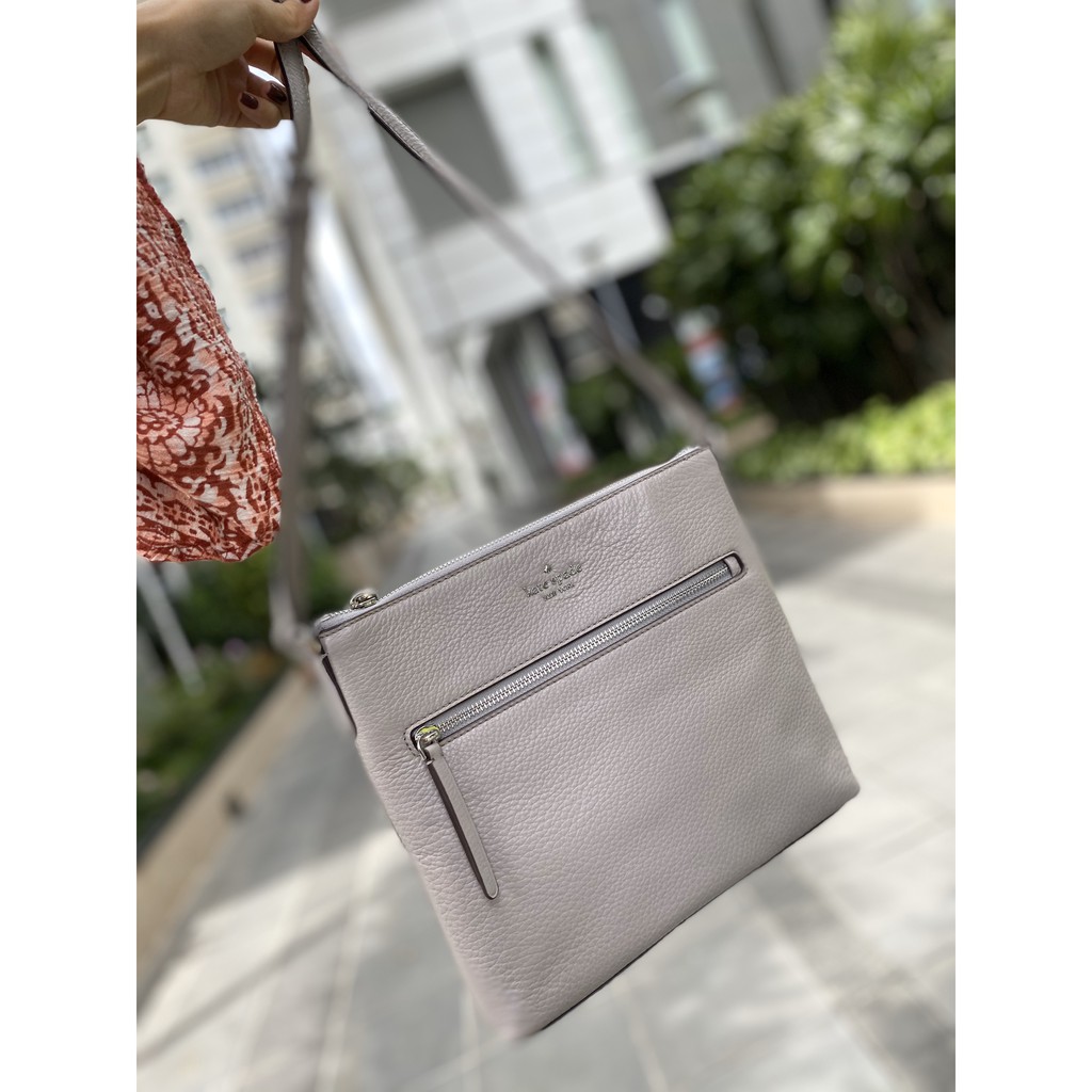 Túi xách nữ chính hãng Kate spade jackson Top zip da mềm đơn giản mà đẹp-Size 25x23cm